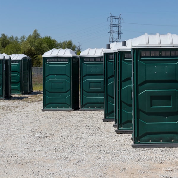 how long can i rent the event portable restrooms for